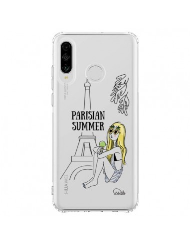 Coque Huawei P30 Lite Parisian Summer Ete Parisien Transparente - Lolo Santo