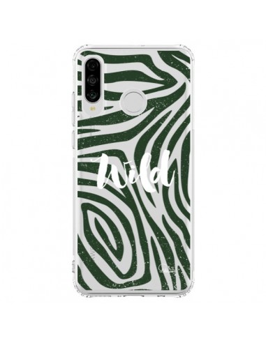 Coque Huawei P30 Lite Wild Zebre Jungle Transparente - Lolo Santo