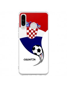 Coque Huawei P30 Lite Equipe Croatie Croatia Football -...