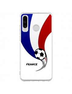 Coque Huawei P30 Lite Equipe France Ballon Football -...