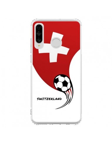 Coque Huawei P30 Lite Equipe Suisse Switzerland Football - Madotta