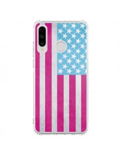Coque Huawei P30 Lite Drapeau USA Vintage - Mary Nesrala