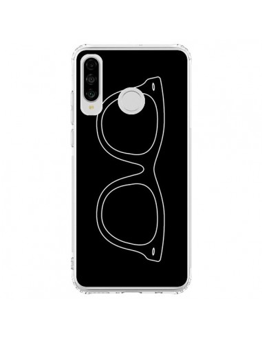 Coque Huawei P30 Lite Lunettes Noires - Mary Nesrala