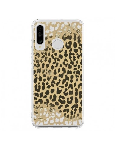 Coque Huawei P30 Lite Leopard Golden Or Doré - Mary Nesrala