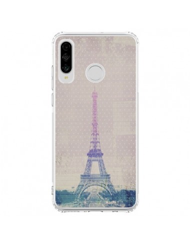 Coque Huawei P30 Lite I love Paris Tour Eiffel - Mary Nesrala