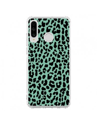 Coque Huawei P30 Lite Leopard Mint Vert Neon - Mary Nesrala