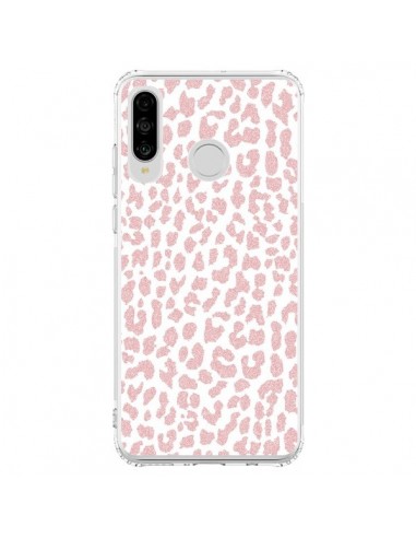 Coque Huawei P30 Lite Leopard Rose Corail - Mary Nesrala