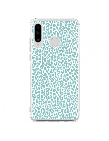 Coque Huawei P30 Lite Leopard Turquoise - Mary Nesrala