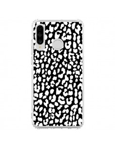 Coque Huawei P30 Lite Leopard Noir et Blanc - Mary Nesrala