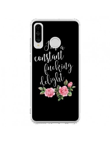 Coque Huawei P30 Lite Fucking Delight Fleurs - Maryline Cazenave