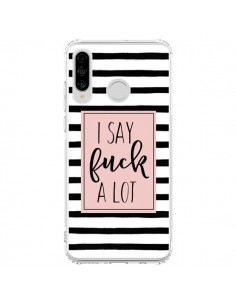 Coque Huawei P30 Lite Say Fuck A Lot Bandes - Maryline...
