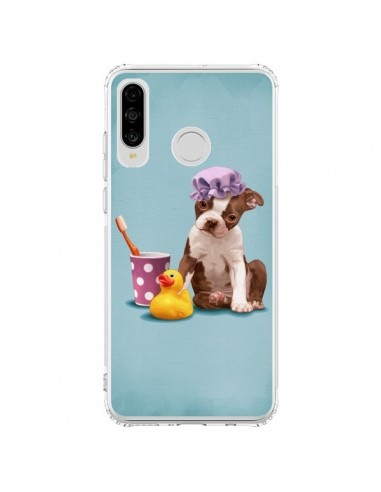 Coque Huawei P30 Lite Chien Dog Canard Fille - Maryline Cazenave