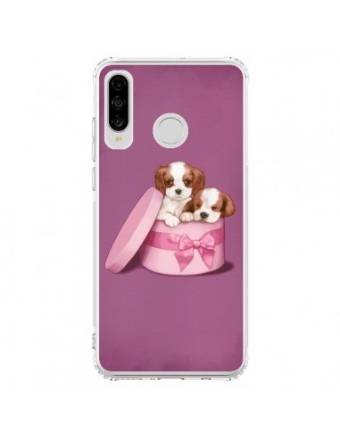 Coque Huawei P30 Lite Chien Dog Boite Noeud - Maryline Cazenave