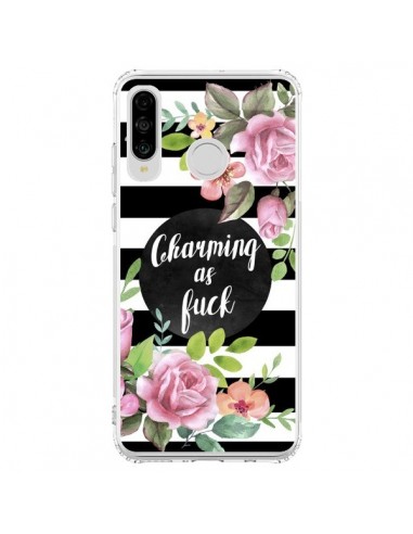 Coque Huawei P30 Lite Charming as Fuck Fleurs - Maryline Cazenave