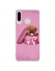 Coque Huawei P30 Lite Chien Dog Boite Noeud Triste -...