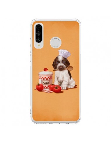 Coque Huawei P30 Lite Chien Dog Pates Pasta Cuisinier - Maryline Cazenave
