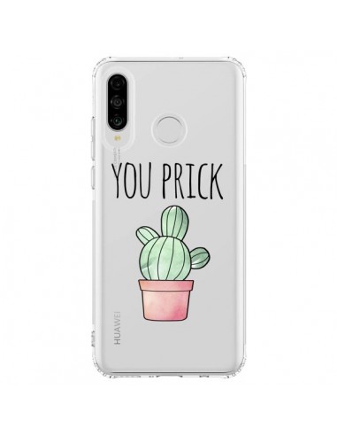 Coque Huawei P30 Lite You Prick Cactus Transparente - Maryline Cazenave