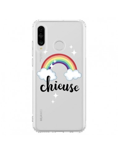 Coque Huawei P30 Lite Chieuse Arc En Ciel Transparente - Maryline Cazenave