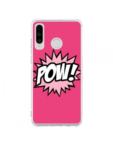 Coque Huawei P30 Lite Pow Bulles BD Comics - Maryline Cazenave