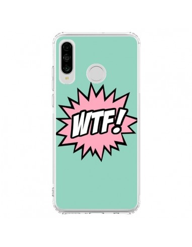 Coque Huawei P30 Lite WTF Bulles BD Comics - Maryline Cazenave