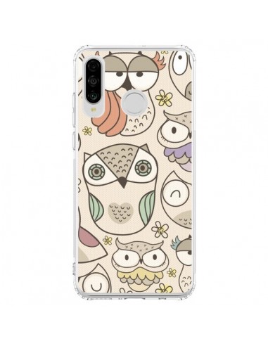 Coque Huawei P30 Lite Chouette Vintage - Maria Jose Da Luz