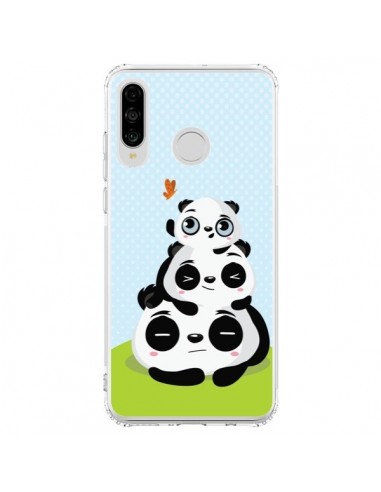 Coque Huawei P30 Lite Panda Famille - Maria Jose Da Luz