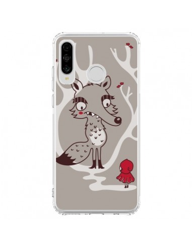 Coque Huawei P30 Lite Le Petit Chaperon Rouge Loup - Maria Jose Da Luz