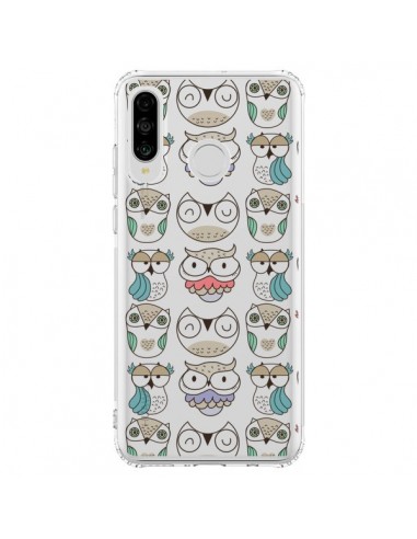 Coque Huawei P30 Lite Chouettes Owl Hibou Transparente - Maria Jose Da Luz